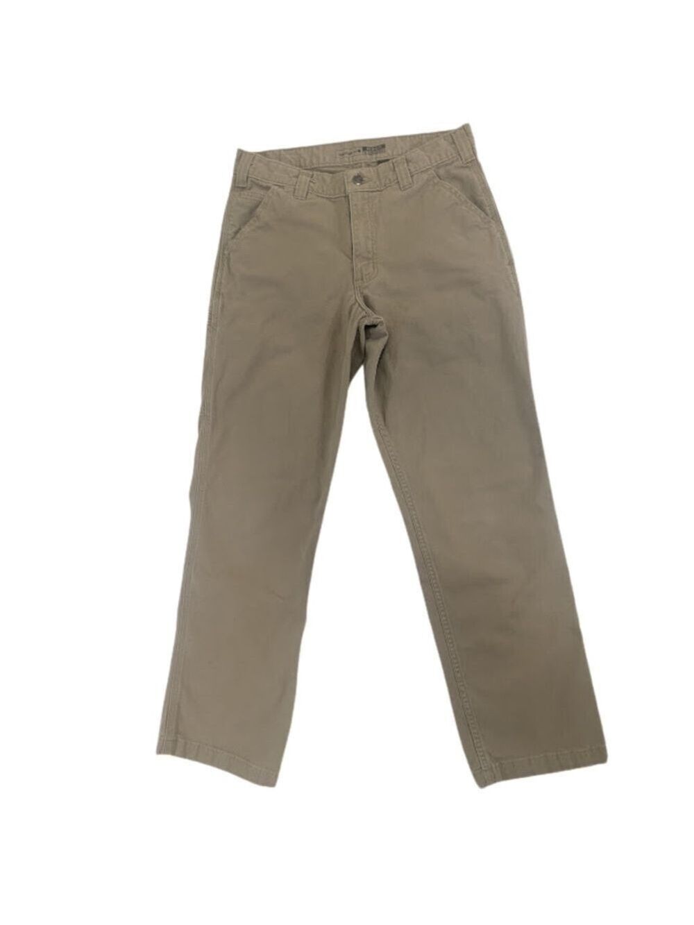 Men's Carhartt Tan Khaki Relaxed Fit Canvas Work Pants 32x32 BN2291-M